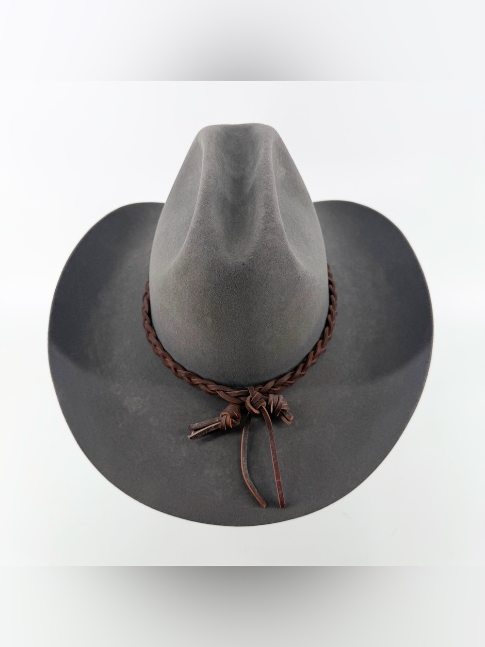 Vintage Resistol 4X Beaver Grey Cowboy Hat Sz 7 1/8 Cowboycore Outlaw Country